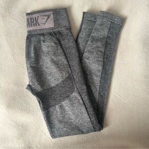 Gymshark Flex High Waisted Leggings - Grey/Pink
